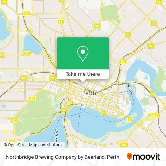 Northbridge Brewing Company by Beerland map