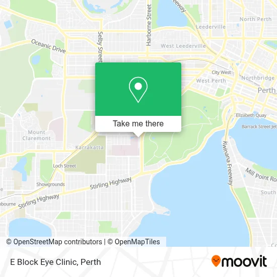 Mapa E Block Eye Clinic