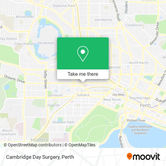 Cambridge Day Surgery map