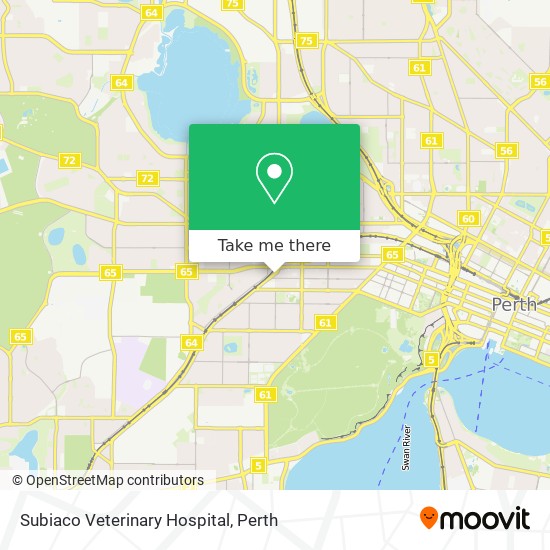 Mapa Subiaco Veterinary Hospital