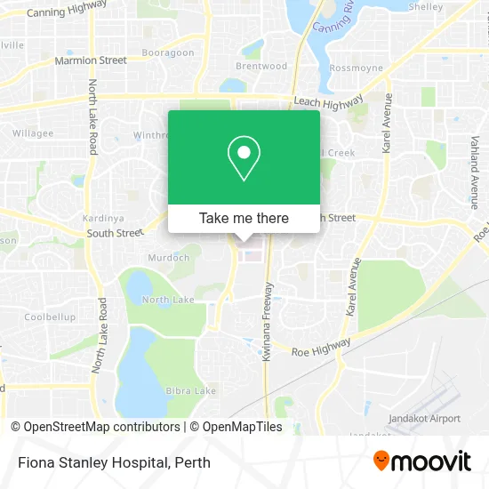How to Get to Fiona Stanley Hospital in Murdoch by Bus or Train?