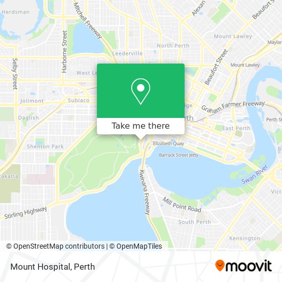 Mount Hospital map