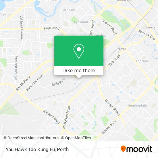 Yau Hawk Tao Kung Fu map
