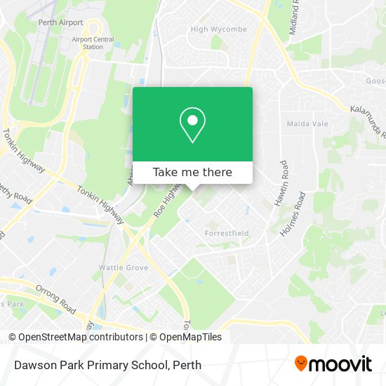 Dawson Park Primary School map