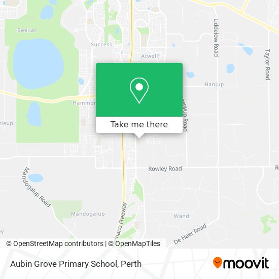 Mapa Aubin Grove Primary School