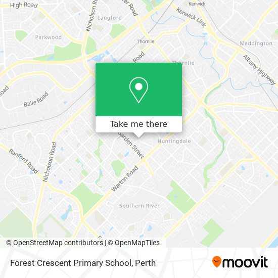 Forest Crescent Primary School map