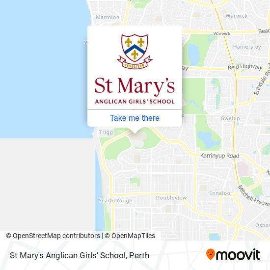 St Mary's Anglican Girls' School map