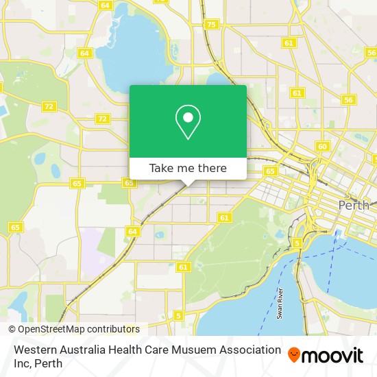 Mapa Western Australia Health Care Musuem Association Inc