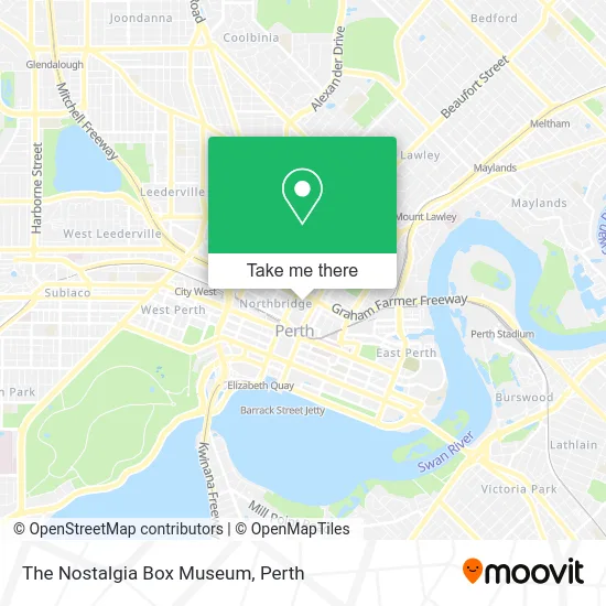 Mapa The Nostalgia Box Museum