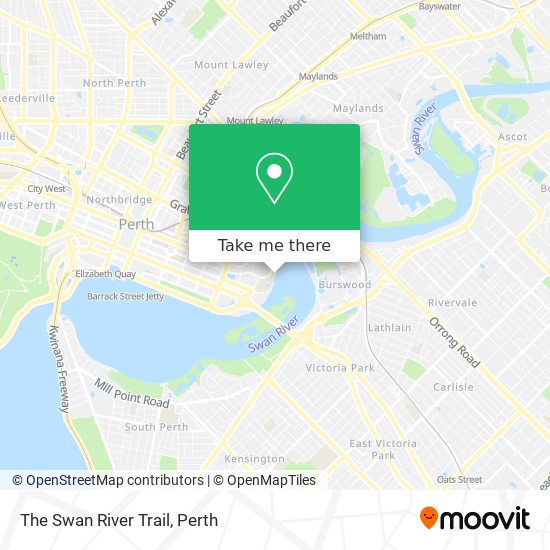 The Swan River Trail map