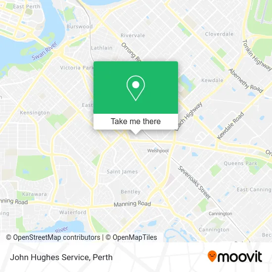Mapa John Hughes Service