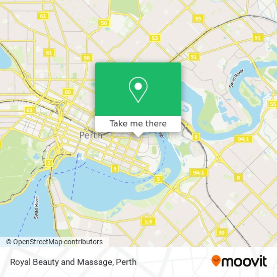 Royal Beauty and Massage map