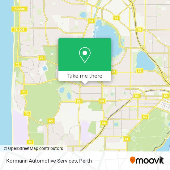 Kormann Automotive Services map