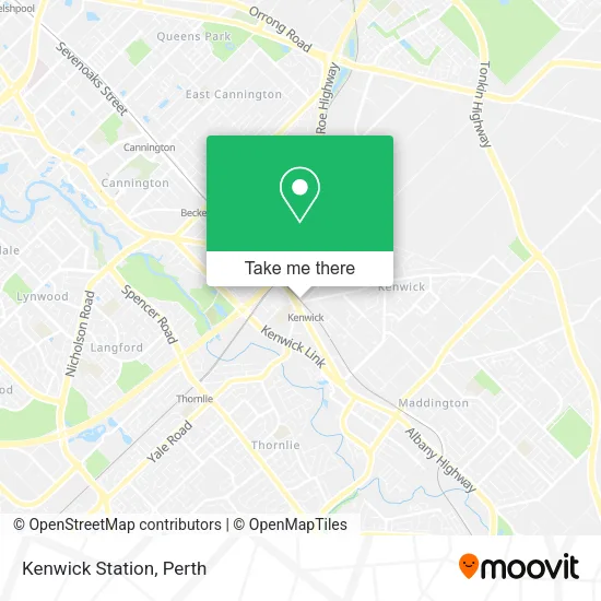 Kenwick Station map