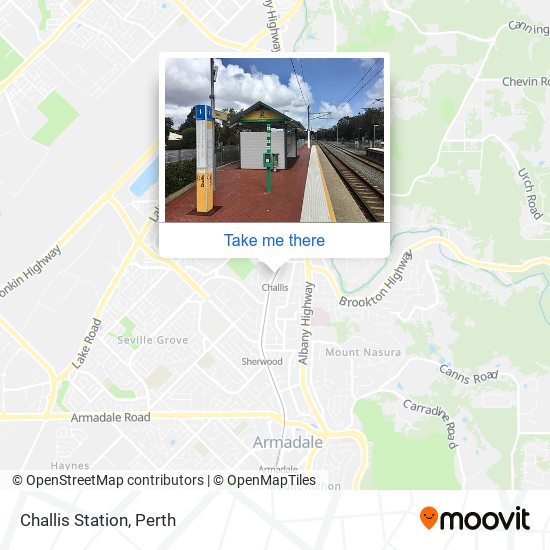 Challis Station map