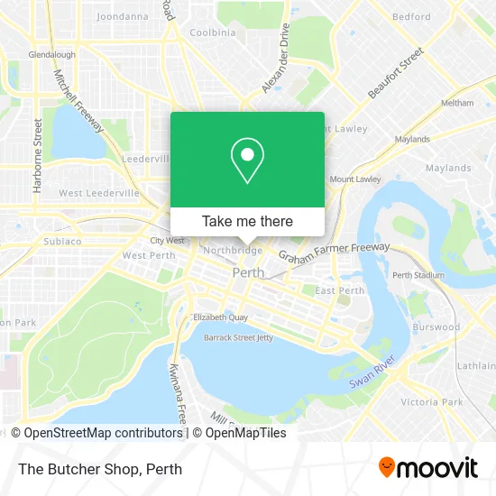 Mapa The Butcher Shop