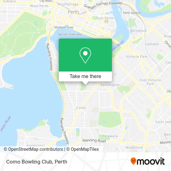 Mapa Como Bowling Club