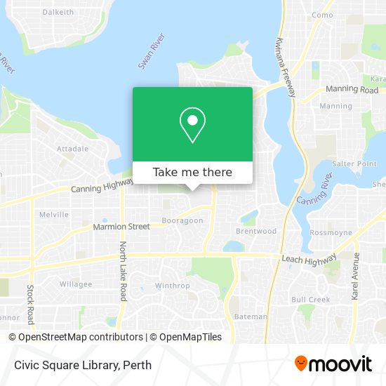 Civic  Square  Library map