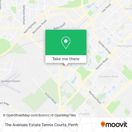 Mapa The Avenues Estate Tennis Courts