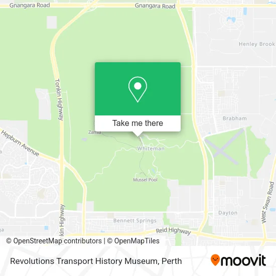 Revolutions Transport History Museum map