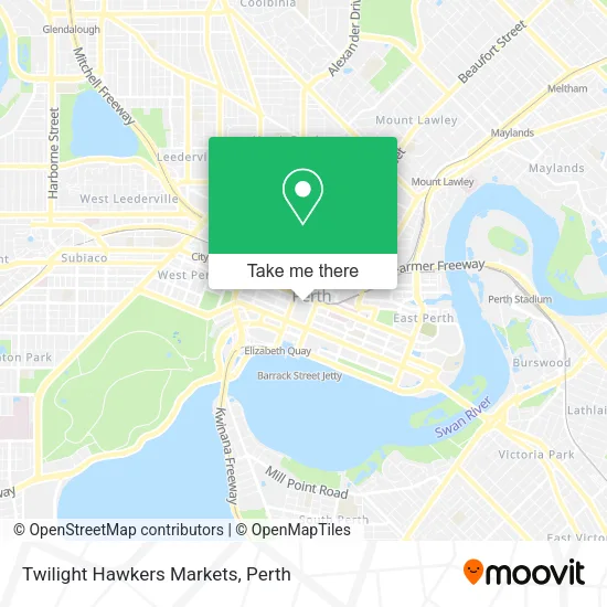 Twilight Hawkers Markets map
