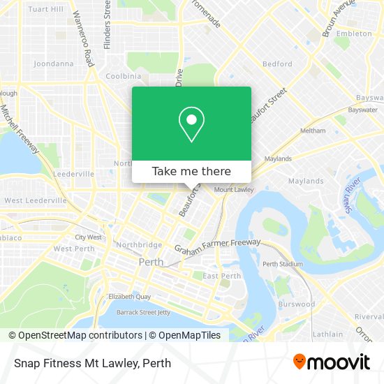 Snap Fitness Mt Lawley map