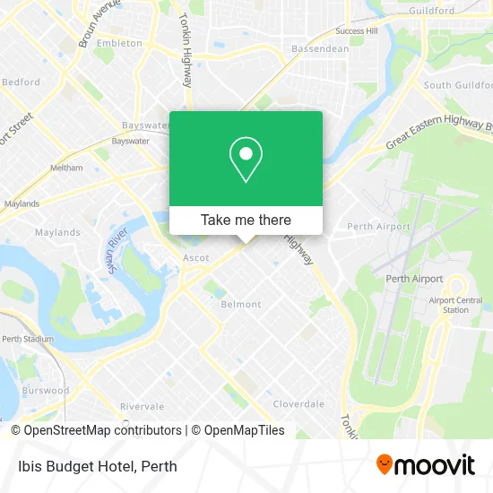 Mapa Ibis Budget Hotel