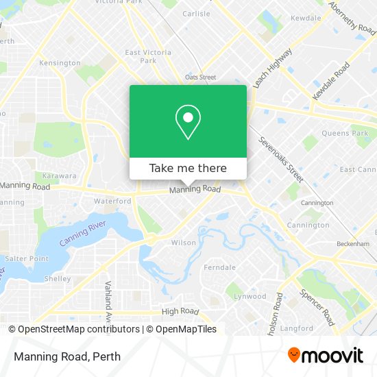 Manning Road map