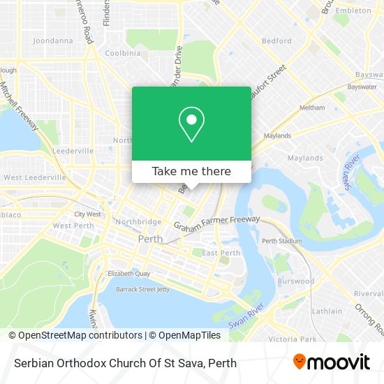Serbian Orthodox Church Of St Sava map