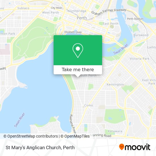 St Mary's Anglican Church map