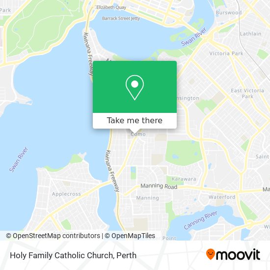 Mapa Holy Family Catholic Church