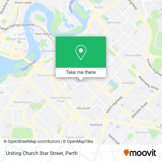 Uniting Church Star Street map