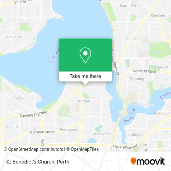 Mapa St Benedict's Church