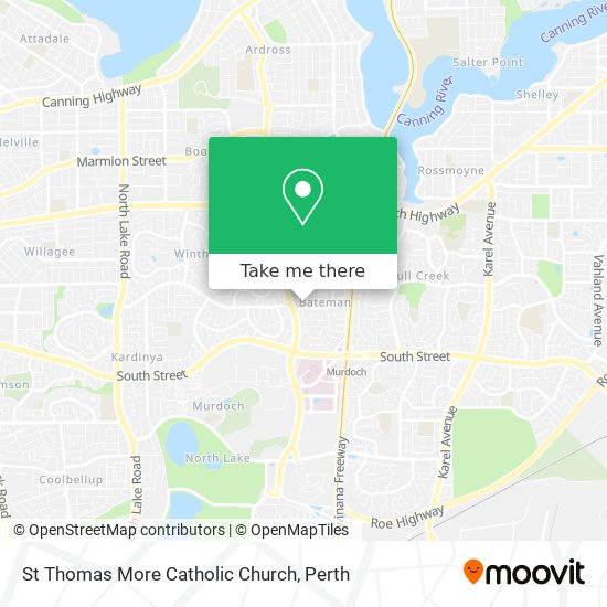 St Thomas More Catholic Church map