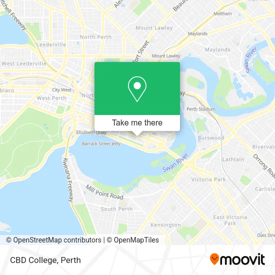 CBD College map