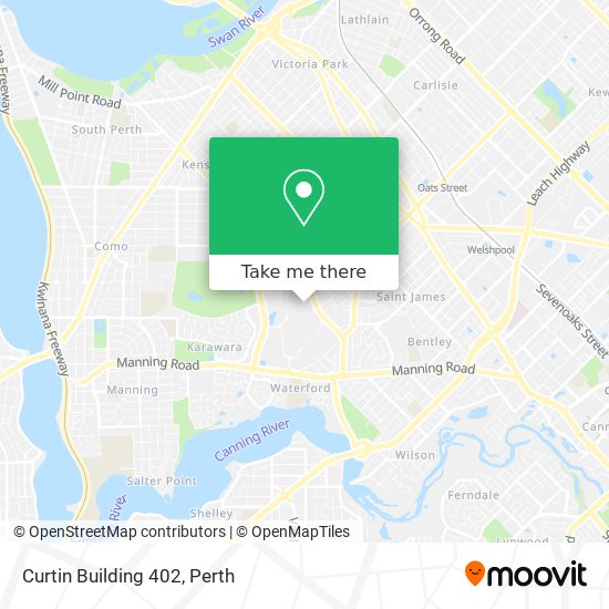 Curtin Building 402 map