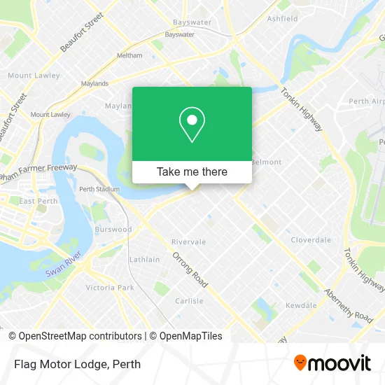 Mapa Flag Motor Lodge