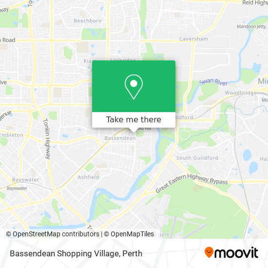 Bassendean Shopping Village map