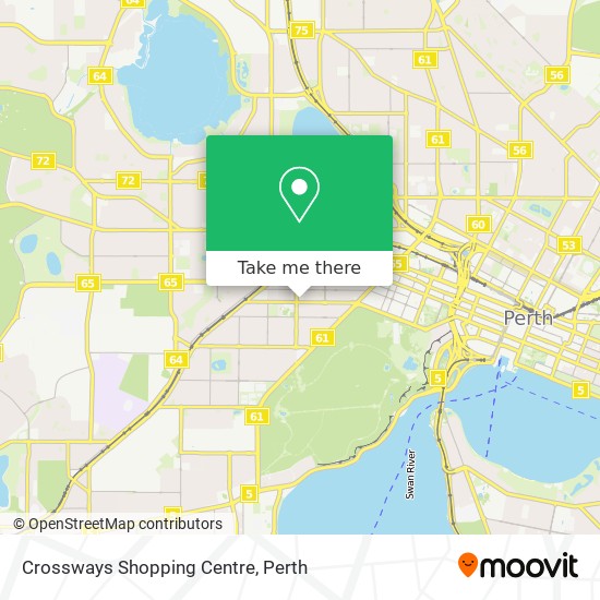 Mapa Crossways Shopping Centre