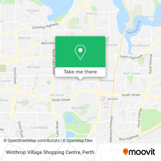 Winthrop Village Shopping Centre map