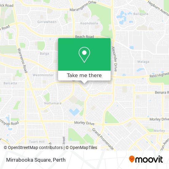 Mirrabooka Square map