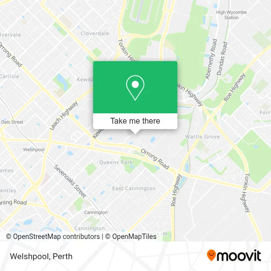 Welshpool map