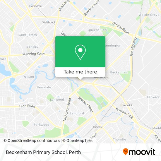 Beckenham Primary School map