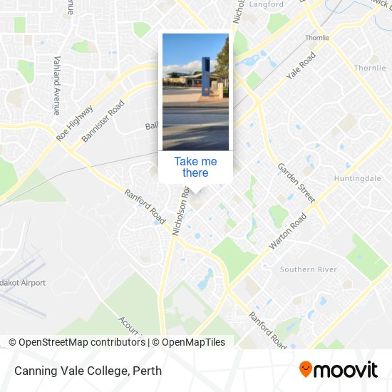 Canning Vale College map