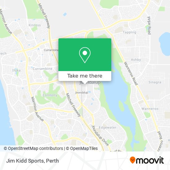 Jim Kidd Sports map