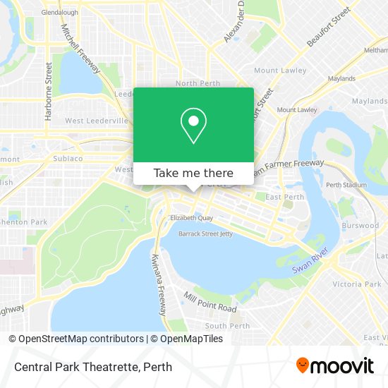 Central Park Theatrette map