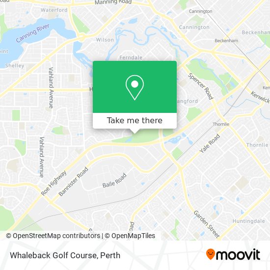 Whaleback Golf Course map