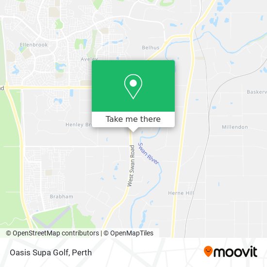 Oasis Supa Golf map