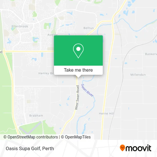 Mapa Oasis Supa Golf