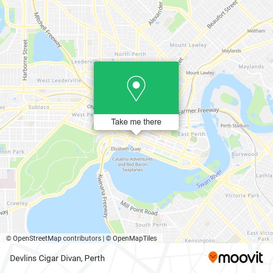 Devlins Cigar Divan map